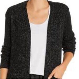 Eileen Fisher sheer glitter size XL Cardigan. C54